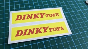 Dinky Toys Sticker Vintage Diecast Decal - Picture 1 of 2