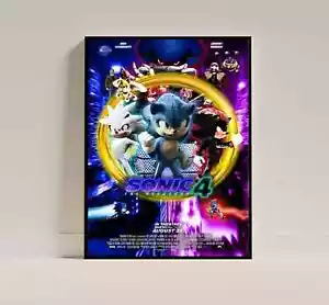 Sonic The Hedgehog 4 (2025) Movie Poster, Film Poster, Movie Poster - Picture 1 of 7