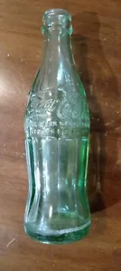 Vintage Coca Cola Flasche Handelsmarke registriert Hobble Rock Aqua Cincinnati Ohio - Bild 1 von 4