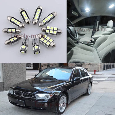 Paquete LED 26x luces blancas interiores coche sin errores para BMW Serie 7 E65 E66 L7 Foto 1 de 4