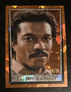2023 Topps Chrome Sapphire Return of The Jedi Lando Calrissian Orange /25 - Bild 1 von 2