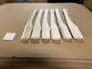 20" Miners Straight Single Bit Axe Hickory Replacement Handle ( 6 handles) - Picture 1 of 1