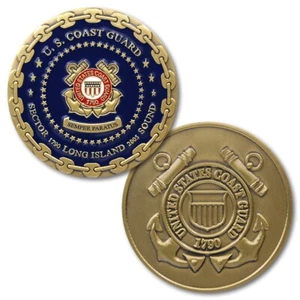 US Coast Guard USCG Sector Long Island Sound Challenge Coin - Picture 1 of 1