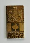 1973 The Silver Mint Nation 20g Ingot .999 Art Bar 24kt Gold Electro Canada Flag