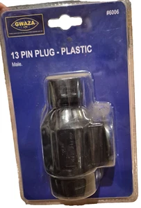 3083 Gwaza 13 Pin Male Electrics Socket Plug #6006 Trailer, Caravan, Towbar - Picture 1 of 2