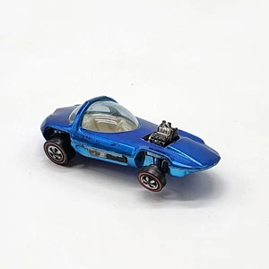 1967 Hot Wheels Redline - Silhouette Metalic Blue  Clear Bubble Read Description - Picture 1 of 11