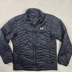 Under Armour ColdGear Reactor Storm Men's Jacket Coat Black XL Puffer - Picture 1 of 12