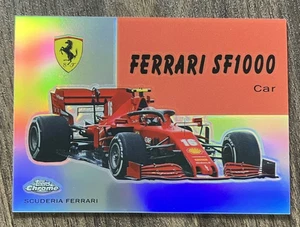 Ferrari SF1000 54W-17 Vettel & Leclerc - 2020 Topps Chrome Formula 1 F1 Card NM - Bild 1 von 2