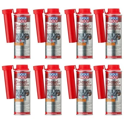 8x 250 ml Liqui Moly 5139 Systempflege Diesel Zusatz Additiv