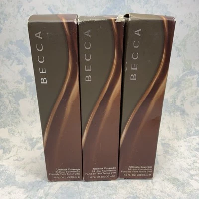 Becca Ultimate Coverage 24 Hour Foundation CLOVE 1oz ( Lot of 3 ) New - Image 1 of 4