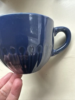 Ikea STRIMMIG 12 oz. Taza de café taza de café de gres azul Ikea 12011 Foto 1 de 4