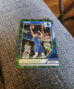 2024-25 Donruss Basketball Klay Thompson #134 Green Holo Laser Dallas Mavericks - Picture 1 of 2
