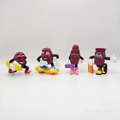 Lote De 4 Pasas De Colección California | Surfista, Skater Boarder, Music Gal, Tapa Plana Foto 1 de 3