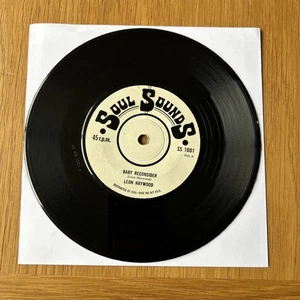 Leon Haywood – Baby Reconsider Soul Sounds – SS 1001 NORTHERN SOUL 7” - Picture 1 of 3