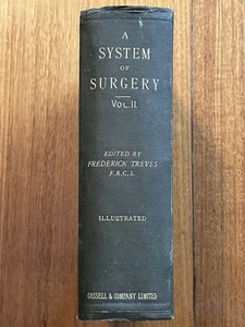 A System Of Surgery Vol II Antique 1896 Hardcover Book By Frederick Treves RARE - Picture 1 of 14