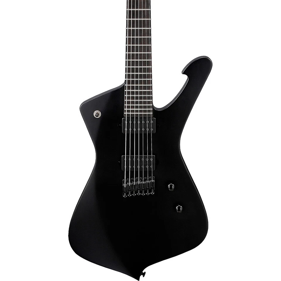 Ibanez - ICTB721-BKF | Iron Label Iceman 7-string - Black Flat