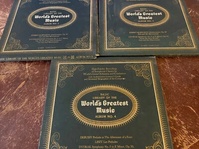 Three Basic Library of the Worlds Greatest Music Albums No. 2, 3 & 4 - 12” Vinyl - Image 1 of 4