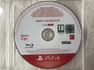 Yakuza 6 The Song of Life PS4 PROMO rara promozione PlayStation 4/5 (GIOCO COMPLETO) - Foto 1 di 3