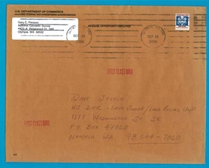 Great Seal Official $1 - O132 - non-philatelic single stamp use - Bild 1 von 2