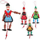  4 Pcs Kreative Dekoration Clown-Marionette Marionettenpuppe