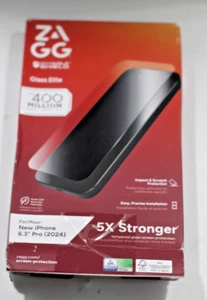 ZAGG Apple iPhone 16 Pro Vetro Elite Protezione Schermo Nuovo con scatola - Foto 1 di 4