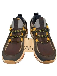 Zara Men's Fashion Sneakers Shoes Casual Training US 9 EU 42 New Rare - Picture 1 of 9