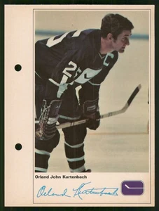 ORLAND KURTENBACH 1971-72 TORONTO SUN 71-72 NO 282           13384 - Picture 1 of 2