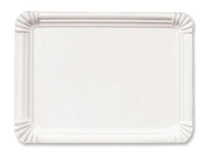 3.000 Pappteller 10x16cm Kuchenteller weiß Einweg Pappen Teller - Bild 1 von 2