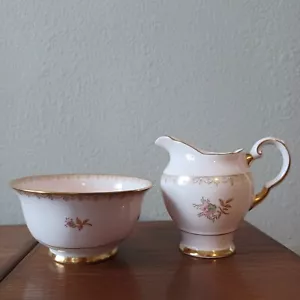Juego de azucarero crema rosa pálida toscana hueso fino chino hecho en Alemania - Imagen 1 de 17