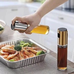 Kitchen Olive Oil Sprayer Dispenser For BBQ/Cooking/Vinegar Glass Bottle - Picture 1 of 12