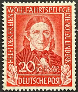 Germany, Fed Rep, Semi Post 1949, For Welfare, Used, Scott B312, Michel 119 F VF - Picture 1 of 2