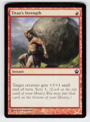 Theros #145 Titan's Strength - Image 1 of 2