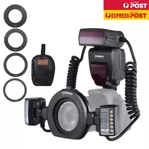 YONGNUO YN-24EX E-TTL Macro Flash Light Speedlight 5600K Dual Head for Canon - Picture 1 of 6