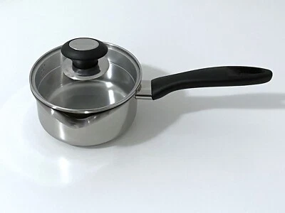 Casseruola TESCOMA inox 18/10 con beccuccio e coperchio (induzione e altri tipi) - Immagine 1 di 4