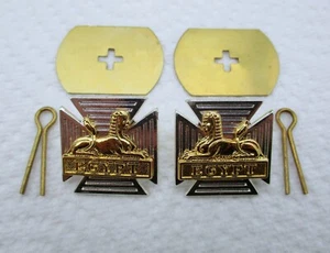 Pr. ROYAL GLOUCESTERSHIRE, BERKSHIRE AND WILTSHIRE REGIMENT (RGBW) COLLAR BADGES - Picture 1 of 4