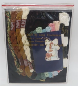 Joan Thomasson Stitchin' Stuff Needlepoint Kit Angel & Baby Deer - Picture 1 of 3