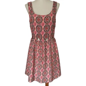 Y2K Babydoll Sundress M Dress Skater Flowy Soft Girl Twee Sleeveless Coquette - Picture 1 of 20