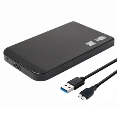2.5in USB3.0  SSD HDD Hard Drive Box 5Gbps 3TB USB3.0  Portable D1J2 - Image 1 of 4