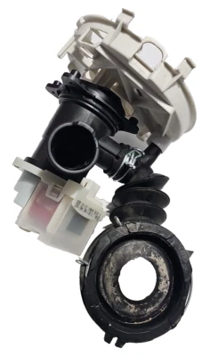 Conjunto de bomba de drenaje para lavadora BOSCH y manguera de goma KN-46-13 Foto 1 de 4