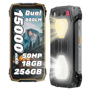 Blackview BV7300 Rugged Rugged Smartphone 18GB+256GB 15000mAh Dual 800LM Lights - Picture 1 of 14