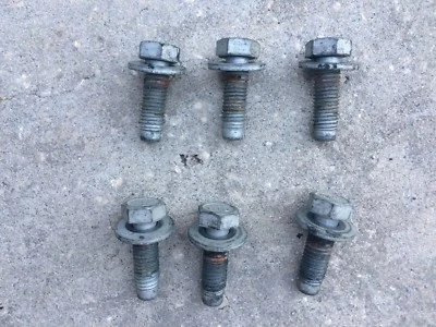 OEM CHEVROLET GMC Silverado Sierra 1500 2500 3500 Mounting Rear Bumper Bolts - Image 1 of 3