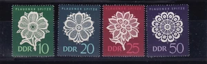 DDR MNH ** 1185-8 SC 837-40 Plauen Lace - Picture 1 of 1