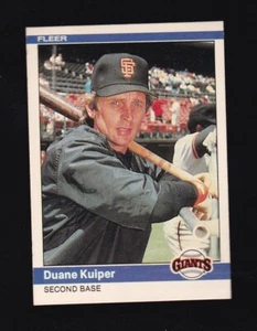 1984 Fleer Duane Kuiper #375 San Francisco Giants - Picture 1 of 2