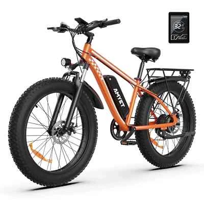 Bicicleta Eléctrica 1000W Bicicleta Eléctrica 48V 15AH 26" Fat Tire Mountain e Bike Adulto Foto 1 de 4