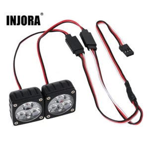 INJORA 5V-13V Pilar A Luz Lámpara Cuadrada para 1/6 1/8 RC Oruga, 28*28mm - Imagen 1 de 8