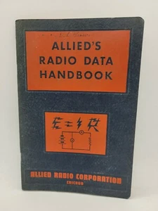 Libro vintage 1948: Allied's Radio Data Hand Book. Chicago. Fórmulas y datos usados. - Imagen 1 de 7