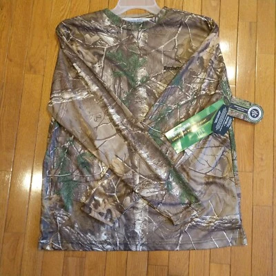 Realtree Men's Remington Camo Wicking Shirt Hunting Antimicrobial XL Extra Large - Image 1 of 4