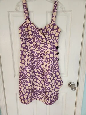 Vestido Marc By Marc Jacobs púrpura rosa mezcla seda talla 6 Foto 1 de 4