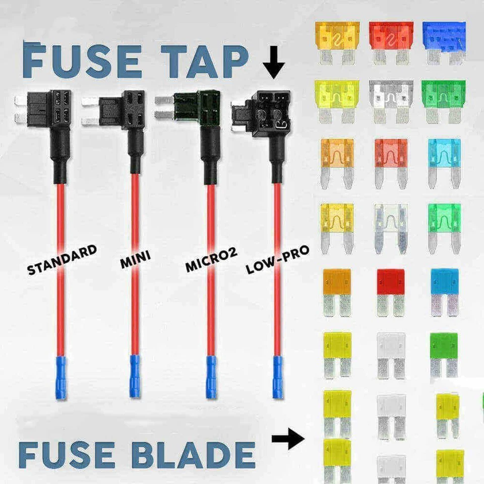 Add-A-Circuit Blade Standard Mini Micro2 Low-Profile Amp Blade Adapter Fuse Tap - Image 1 of 1