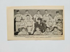 Toledo Mud Hens 1905 Team Picture Kid Nance Cotton Minahan Billy Clingman